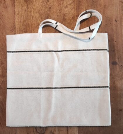 Lange hengsels canvas tas